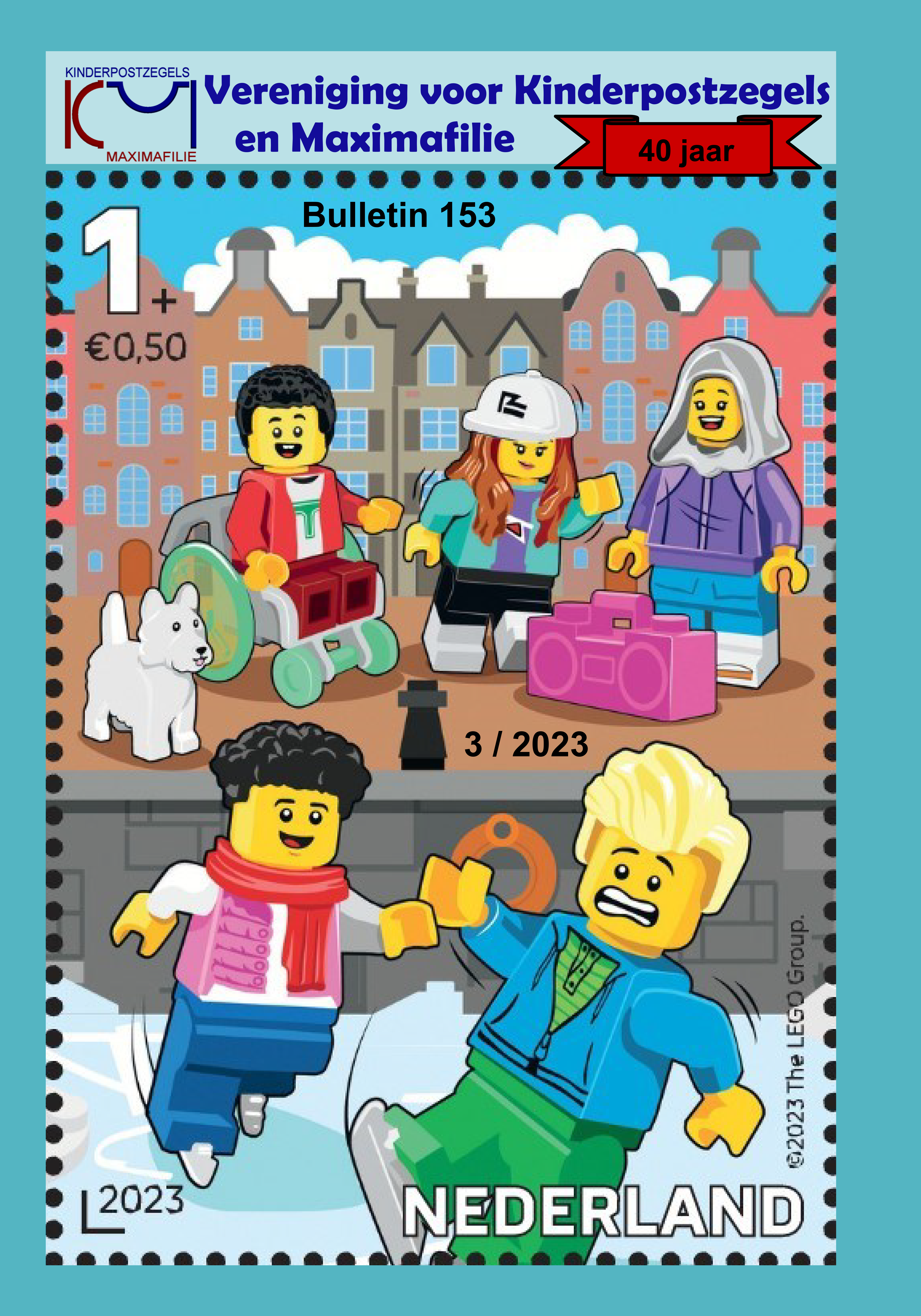 Vereniging voor Kinderpostzegels en Maximafilie Bulletin 138 Voorzijde 
                    	 maximumkaart 2016 De Schippers van de Kameleon Kinderboeken thema